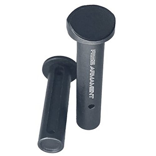 Les pins de démontage et de pivot RISE Armament pour AR-15 offrent une insertion rapide, une extraction facile et une durabilité exceptionnelle grâce à leur finition en nitride noir.