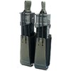 La doppia tasca per caricatori di pistola GBRS offre compatibilità MOLLE/BELT, ritenzione bungee regolabile e un design in poliestere per un'estrazione fluida.