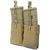 La doppia tasca per caricatori di fucile GBRS offre compatibilità MOLLE, ritenzione bungee regolabile e costruzione in laminato Squadron per un'estrazione fluida.