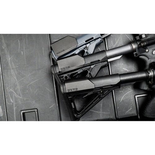 Der X SPECTRE CR-1 VALKYRIE Cheek Riser bietet drei Höhen, eine einfache Montage ohne Werkzeug und ist perfekt für CTR, MOE und DT Magpul Schäfte.