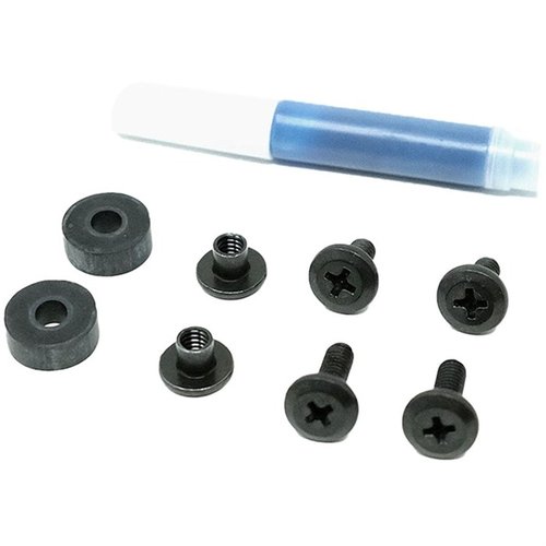 Das GBRS GROUP Schraubenset für die Leg Strap Kits enthält alles, was du für eine sichere Montage benötigst, inklusive Schrauben, Gummidichtungen und Threadlocker.