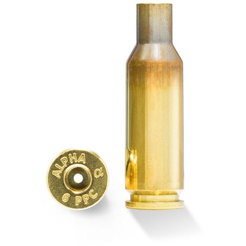 La cartuccia 6mm PPC di Alpha Munitions offre eccezionale precisione, durata superiore grazie alla tecnologia OCD e viene fornita in confezioni protette da 100.