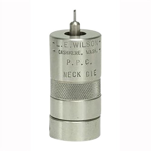 Mit den STAINLESS NECK SIZING DIES von L.E. WILSON kannst du die Halsgrösse präzise anpassen, was die Konzentrität verbessert und die Lebensdauer des Messings verlängert.
