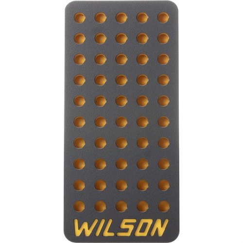 Die WILSON 50-Round Reloading Tray bietet Platz für 50 Patronen, ist aus robustem HDPE gefertigt und hat ein niedriges Design für einfache Handhabung.