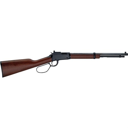 Die H1 TRACKER .22 ist eine vielseitige Lever Action Carbine mit präzisen Skinner-Visieren, einem klassischen Walnussholzschaft und einem grossen Loop Lever für schnelles Zielen.
