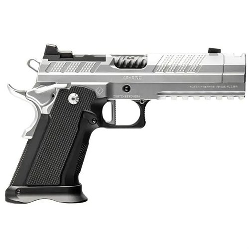 Die XP Comp 9MM bietet dir eine robuste Bauweise, Glock® 17 Magazin-Kompatibilität und ein modernes Design für überlegene Leistung und Vielseitigkeit.