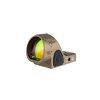 Der Trijicon SRO 1.0 MOA bietet ein grosses Sichtfeld, eine klare Punktabdeckung und ist robust, ideal für präzises Schiessen mit einfacher Bedienung.