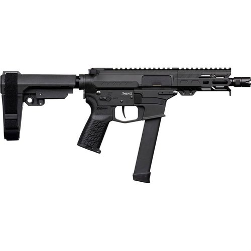 Die CMMG MKGS BANSHEE 9mm mit 5" Lauf bietet eine kompakte Bauweise, Radial Delayed Blowback für weniger Rückstoss und zahlreiche ZEROED Zubehörteile für optimale Anpassung.