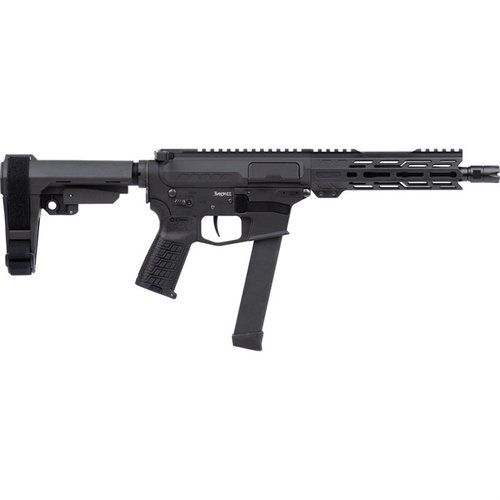 Die CMMG MKGS BANSHEE 9mm ist eine vielseitige Semi-Auto-Pistole mit 8" Lauf, Radial Delayed Blowback, und M-LOK Handguard für optimale Anpassungsfähigkeit.