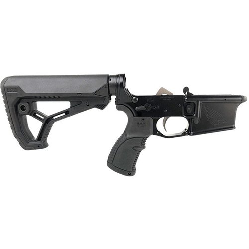 Der CEO-15 Battle Series Complete Lower Receiver bietet Langlebigkeit, Präzision und eine ergonomische Gestaltung für vielseitige AR-15 Konfigurationen.