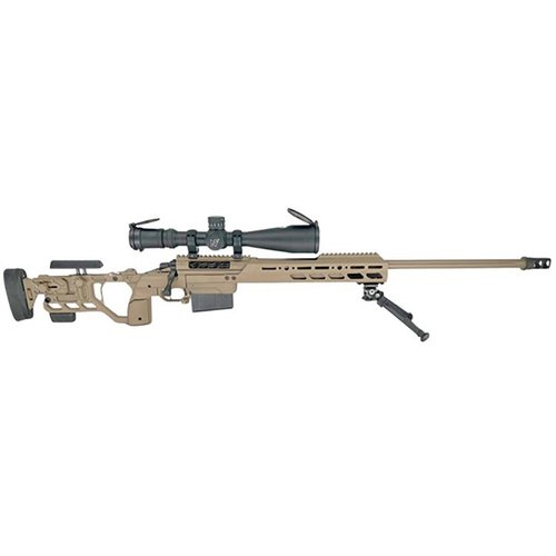 Il CEO Tactical 338 Magnum offre precisione estrema a lungo raggio, un'azione a bullone robusta e un design modulare per un'accuratezza senza pari.