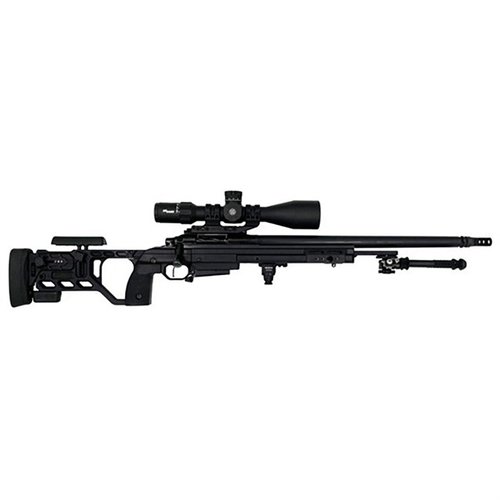 Il fucile bolt action EXECUTIVE Precision .308 Winchester offre un sistema a canna intercambiabile, ergonomia raffinata e precisione garantita ¼-MOA.