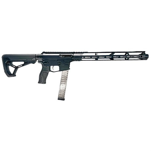 Die CEO-45 .45 ACP Semi Auto Rifle bietet eine robuste Bauweise, einen 16" Edelstahllauf und eine hohe Modularität für präzises Schiessen und Zuverlässigkeit.