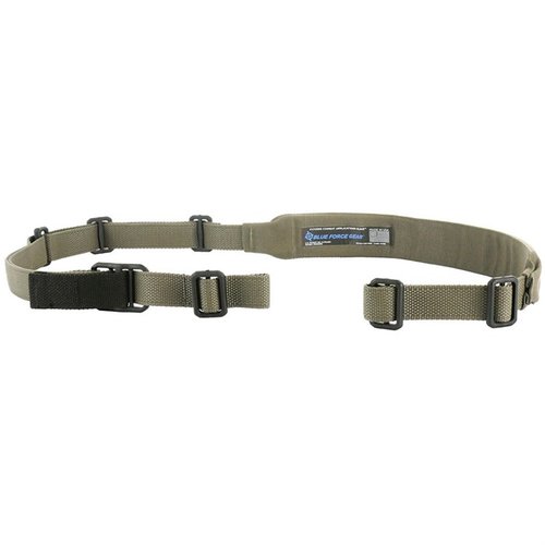 La PADDED VICKERS SLING offre un rapido passaggio da trasporto a prontezza al combattimento, con un regolatore in plastica e imbottitura in schiuma per il massimo comfort.