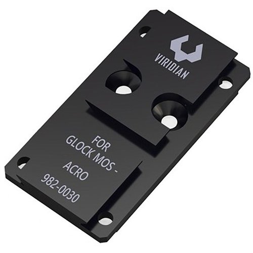 Der VIRIDIAN MOUNTING ADAPTER für GLOCK MOS ermöglicht eine sichere Montage des RFX45 Green Dot Reflexvisiers aus hochwertigem Aluminium. Lebenslange Garantie!