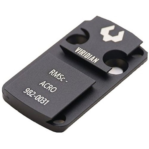 Der VIRIDIAN MOUNTING ADAPTER SHIELD RMSC für RFX 44/45 ist aus robustem 6061 Aluminium gefertigt, schwarz eloxiert und bietet eine lebenslange Garantie.