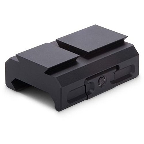 Der VIRIDIAN MOUNTING ADAPTER LOW MOUNT für RFX 44/45 bietet eine robuste, schwarze Picatinny-Montageplatte aus 6061 Aluminium mit lebenslanger Garantie.