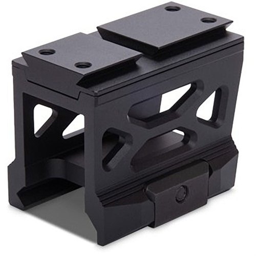 Der VIRIDIAN MOUNT ADAPTER HIGH MOUNT für 1/3 lower co-Witness bietet eine stabile Picatinny-Halterung für RFX44/45, aus robustem 6061 Aluminium.