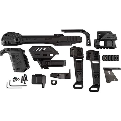 Il kit S-PRO Stabilizer per SIG SAUER P365 X-MACRO offre un design modulare, installazione senza attrezzi e compatibilità con ottiche e accessori.