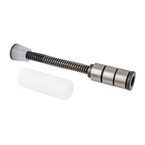 Le système de ressorts capturés Gen 2 réduit le bruit et les vibrations, s'adapte aux tubes M4 et fixes, et permet un réglage personnalisé pour ta carabine.