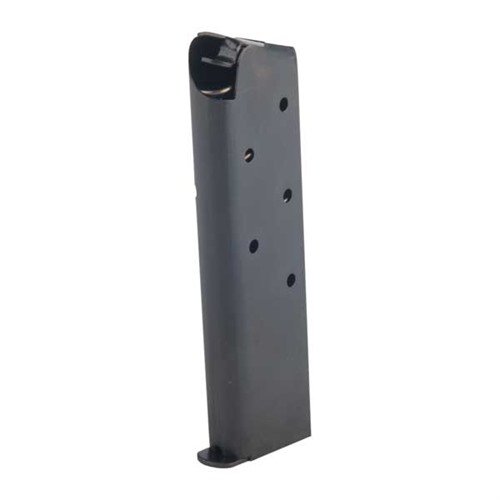 Garde ton pistolet obsolète opérationnel avec ces chargeurs de haute qualité, 100% fabriqués aux USA, en acier, avec une finition bleue mate.
