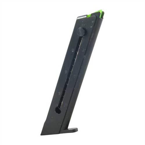 Garde ton pistolet obsolète en action avec ce chargeur de 10 coups en acier, fabriqué aux USA, avec des soudures robustes et des ressorts de qualité.