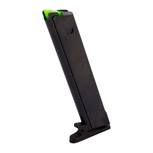 Garde ton pistolet obsolète en action avec ce chargeur de haute qualité, 100% fabriqué aux États-Unis, en acier avec des finitions bleues et mates.