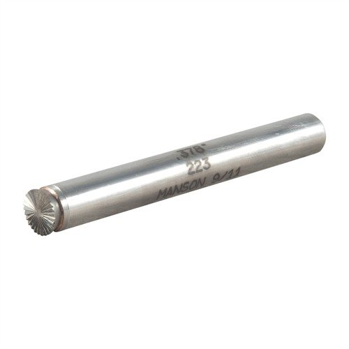 Le BOLT FACE TRUING TOOL, .223 Facing Burr de MANSON PRECISION te permet de couper le visage de la culasse rapidement et avec précision, économisant temps et efforts.