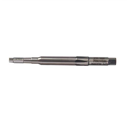 Le LIVE PILOT FINISH CHAMBER REAMER de MANSON PRECISION assure un alésage précis et lisse, réduisant le risque de dommage aux rayures grâce à son pilote amovible.