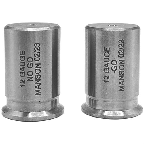 Le gauge de headspace MANSON PRECISION en acier M7 assure des mesures précises pour les cartouches à douille, garantissant sécurité et performance de ton arme.