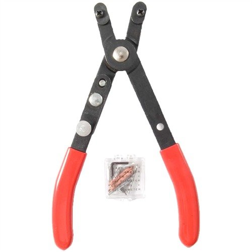 Les pinces à circlips LISLE sont idéales pour retirer et installer le circlip du garde-main, avec des poignées en vinyle et des embouts supplémentaires pour d'autres usages.