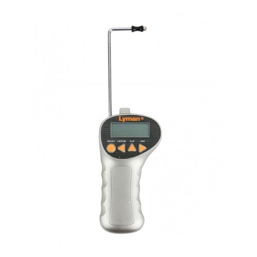 Il Lyman Electronic Trigger Pull Gauge offre misurazioni precise del peso del grilletto, con tecnologia strain gauge, display digitale e funzione di memoria.