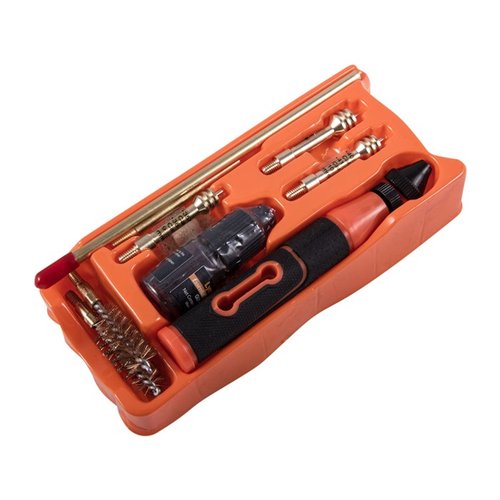 Das Lyman Multi-Caliber Pistol Cleaning Kit bietet alles, was du für die Reinigung deiner Pistolen benötigst, und ist ideal für Zuhause oder unterwegs.