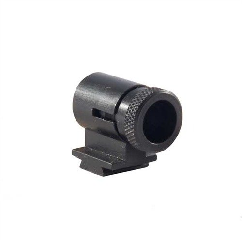 Mirino anteriore in acciaio, silhouette bassa, con otto inserti intercambiabili. Include set di inserti e base dovetail standard da 3/8".