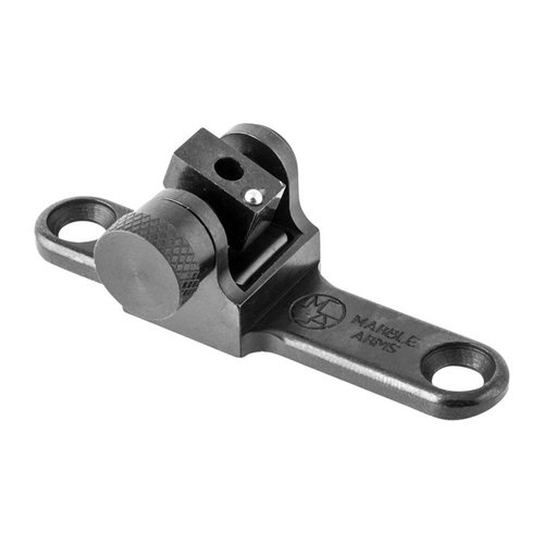 La base de fusil pour sight tang amélioré .782" en noir de MARBLE ARMS offre une stabilité accrue et un montage facile pour optimiser ta précision au tir.