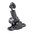 MARBLE ARMS RIFLE FIXED PEEP BULLSEYE REAR SIGHT BLACK