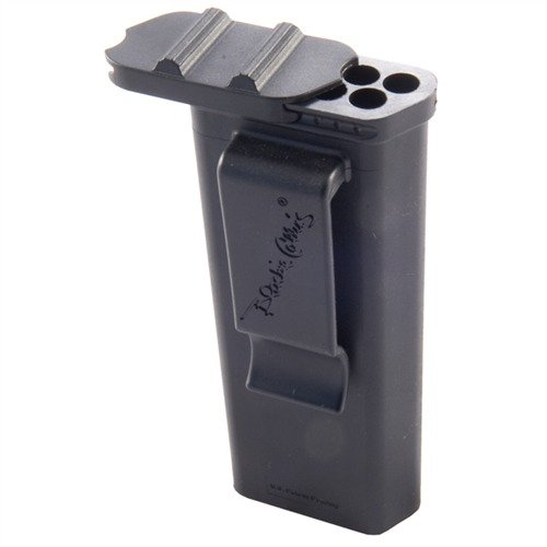 Der CATCH .22 MAGAZINE LOADER von MARBLE ARMS ermöglicht dir schnelles Nachladen von 50 .22 LR Patronen, hält sie sauber und ist einfach am Gürtel zu befestigen.