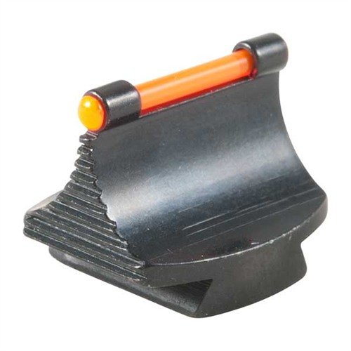 Die RIFLE FIBER OPTIC GLOW 50-W Front Sight bietet präzise Sicht für Gewehre, ist aus Stahl gefertigt und in Orange oder Grün erhältlich für beste Sichtbarkeit.