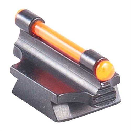 Entdecke die präzise gefertigten RIFLE FIBER OPTIC GLOW 31-MR Frontsichten aus Stahl in Orange oder Grün für optimale Zielgenauigkeit und ansprechendes Design.