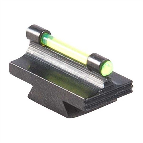 Entdecke die präzise gefertigten RIFLE FIBER OPTIC GLOW 34-MR Frontvisiere aus Stahl, erhältlich in Orange oder Grün, ideal für jede Waffe!