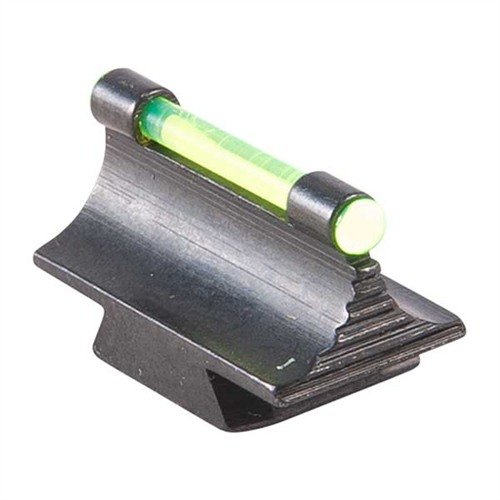 Die RIFLE FIBER OPTIC GLOW 37-MR Front Sight bietet präzise, konturierte Sicht mit einem robusten Stahlkörper und leuchtenden Optikstäben in Orange oder Grün.