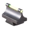 Die RIFLE FIBER OPTIC GLOW 45-MR Front Sight bietet präzise Sicht für Gewehre, aus Stahl gefertigt, mit einem eleganten Design und leuchtenden Optikstäben in Orange oder Grün.