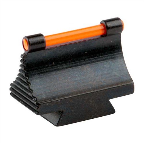 Entdecke die präzise gefertigten RIFLE FIBER OPTIC GLOW 50-MR Frontsichten von MARBLE ARMS – aus Stahl, elegant bläulich poliert und perfekt für jedes Gewehr.