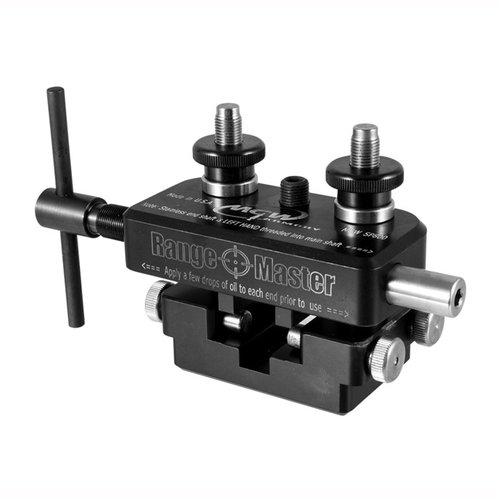 Der MGW Rangemaster Universal Sight Tool bietet präzise Sichtinstallation in kompakter Form, ideal für Hobby-Schützen, mit kompatiblen Slide Shoes.