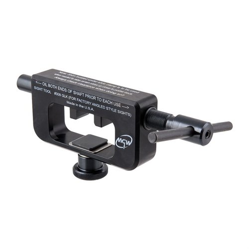 Der SEMI-AUTO SIGHT MOVER von MGW ermöglicht dir das sichere Anpassen, Entfernen und Installieren von Sights, ohne Schäden an deiner Waffe zu verursachen.