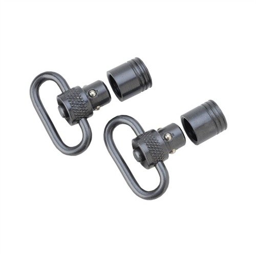 Le UNCLE MIKE'S QUICK DETACH 100 SLING SWIVEL s'attache rapidement, offre une fixation sécurisée et s'adapte à presque toutes les carabines à verrou.