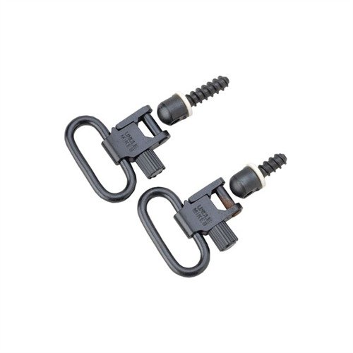 Le set de swivel 115 RGS d'Uncle Mikes offre des boucles de 1" et 1-1/4" pour un montage facile et sécurisé sur une variété de fusils.