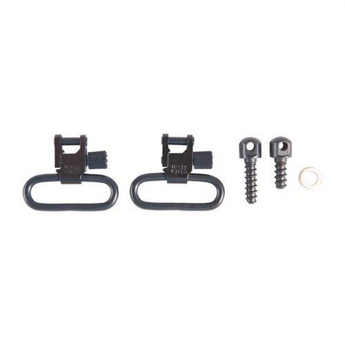 Das 115 RGS SWIVEL SET von UNCLE MIKES bietet dir robuste 1" & 1-1/4" Schlaufen für eine Vielzahl von Gewehren und eine einfache Montage.