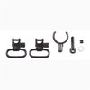 Le Quick Detach Swivels di Uncle Mikes offrono un sistema di bloccaggio positivo, adattandosi a diverse armi e garantendo un'installazione facile e veloce.