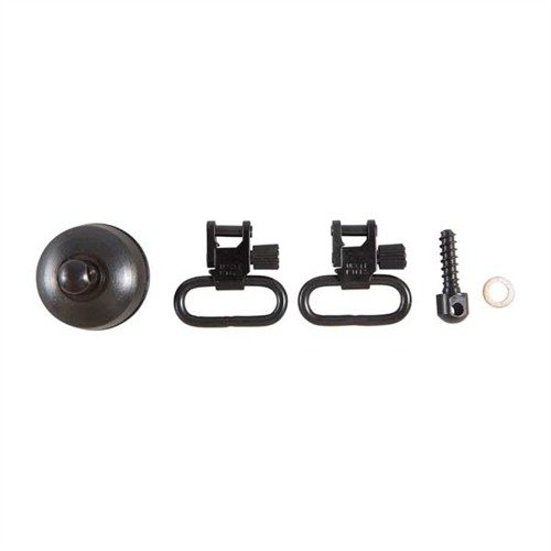Aggiungi slitte per cinghie al tuo fucile senza modifiche! Cap di ricambio con stud già installato, include tutto il necessario per un'installazione rapida.